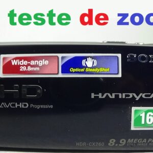 Filmadora sony hdr-cx260 semi Profissional e Câmera para criadores de conteúdo. hdmi limpa live jogo