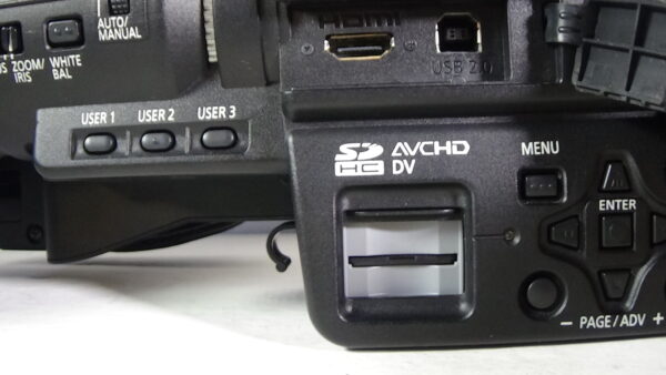 Filmadora panasonic ag-hmc80p barata boa qualidade hdmi limpa entrada de microfone fone de ouvido - Imagem 5