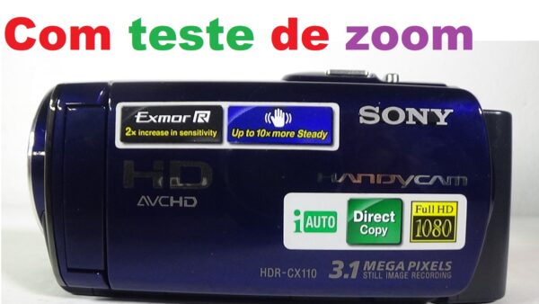 Filmadora sony hdr-cx110 semi profissional de alta performance.melhor Preço oferta perfeita