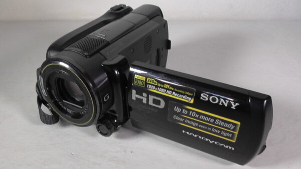 Filmadora sony hdr-xr520 de mão usada, leve e compacta, a companheira perfeita para viagens hdmi