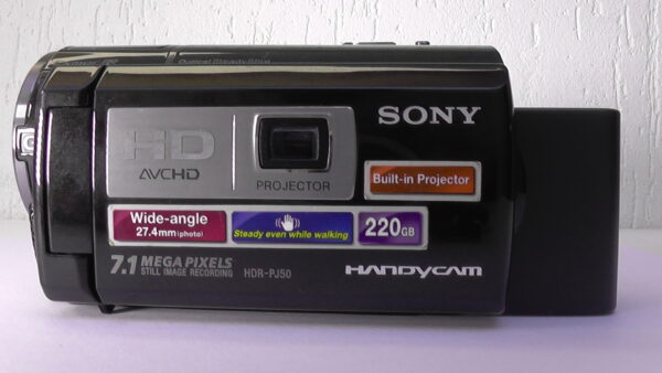 Filmadora sony hdr-pj50 e Câmera de vídeo semi profissional usada para produções hdmi limpa - Imagem 4