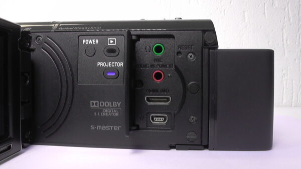 Filmadora sony hdr-pj50 e Câmera de vídeo semi profissional usada para produções hdmi limpa - Imagem 5