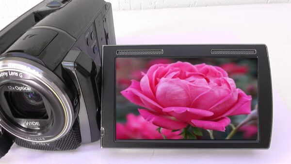 Filmadora sony hdr-pj50 e Câmera de vídeo semi profissional usada para produções hdmi limpa - Imagem 8