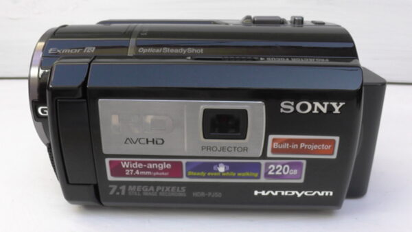 Filmadora Sony Hdr-pj50 Hdmi Limpa Jogos Igreja Futebol Live Preto - Imagem 3