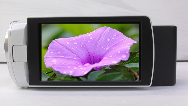 Filmadora sony hdr-cx260 e Câmera de vídeo usada com tela LCD de alta resolução precisão na imagem. - Imagem 5