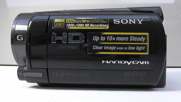 Filmadora sony hdr-xr520 de filmagem usada com gravação para filmar por muitas horas - Imagem 2
