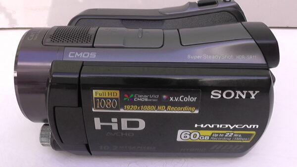 Filmadora sony hdr-sr11 Full HD seminova Câmera de vídeo usada para vídeos de viagem - Imagem 4