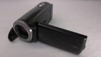 filmadora sony hdr-cx260 usada para transmissão ao vivo barata, com saída HDMI limpa e Full HD.