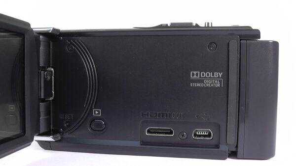 Filmadora sony hdr-cx190 Handycam usada com zoom óptico aproxime-se da ação com clareza total. - Imagem 4
