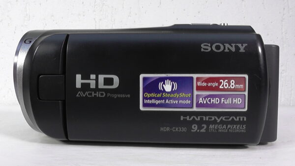 Filmadora sony hdr-cx330 semi profissional usada e Câmera de filmagem digital Full HD 1080 - Imagem 2
