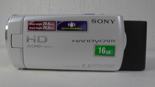 Filmadora Sony hdr-cx260 Handycam usada e Câmera barata 1080p 60fps para criar vídeos