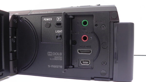 Filmadora sony hdr-cx360 semi profissional usada com sensor CMOS para um desempenho melhor em baixa luz. - Imagem 2