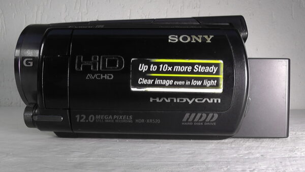 filmadora sony hdr-xr520 usada com o melhor sistema de estabilização de imagem do mercado. - Imagem 5