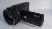 Filmadora sony fdr-ax53 4k e Câmera de vídeo a nova geração de filmadoras 4K entusiastas criadores.