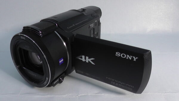 Filmadora sony fdr-ax53 4k e Câmera de vídeo a nova geração de filmadoras 4K entusiastas criadores.