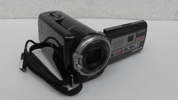 Filmadora sony hdr-pj50 para vlogs de viagem leve, com ótima estabilização e bateria de longa duração. - Imagem 2