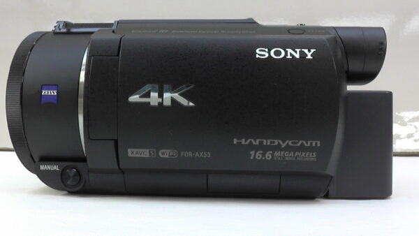 Filmadora Sony FDR-AX53 4K suas filmagens e fotosa para criadores de conteúdo que precisam  qualidade