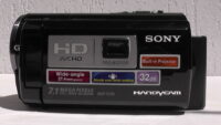 filmadora sony hdr-pj30 camera de vídeo semi profissional com gravação para um fluxo de trabalho
