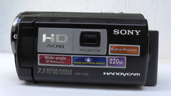 filmadora sony hdr-pj50 com sapata inteligente Full HD usada com a melhor autonomia de bateria - Imagem 3