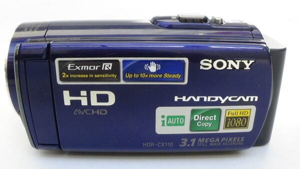 Filmadora sony hdr-cx110 para produção de conteúdo educacional com clareza de áudio e imagem. - Imagem 2