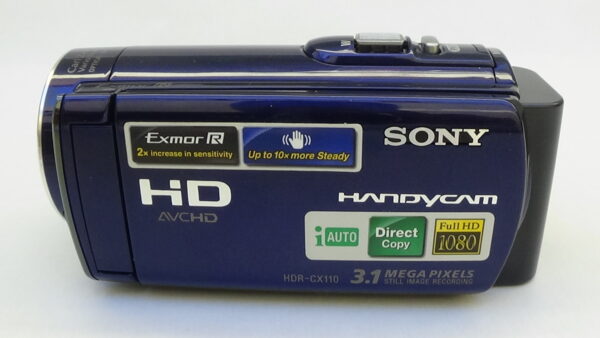 Filmadora Sony hdr-cx110 Handycam Câmera de filmagem de alta resolução para filmar hdmi limpa live - Imagem 5