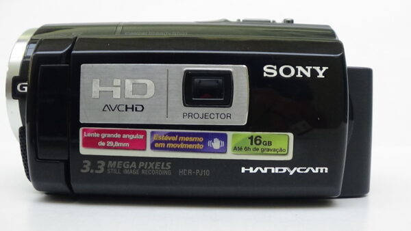 Filmadora sony hdr-pj10 e Câmera de filmagem para vídeos de fitness e exercícios, com foco rápido - Imagem 3
