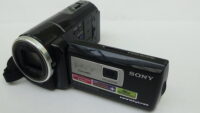 Filmadora sony hdr-pj10 e Câmera de filmagem para vídeos de fitness e exercícios, com foco rápido