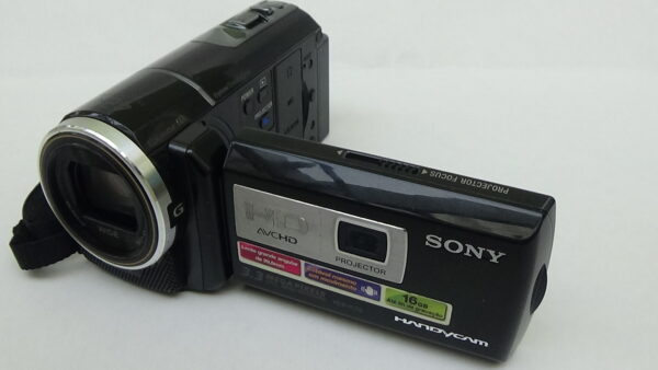 Filmadora sony hdr-pj10 e Câmera de filmagem para vídeos de fitness e exercícios, com foco rápido