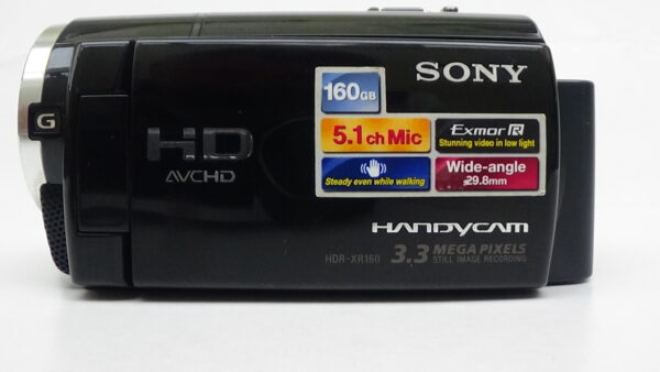 Filmadora sony hdr-xr160 cobertura jornalística com agilidade, qualidade e robustez hdmi - Imagem 3