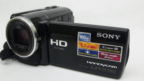 Filmadora sony hdr-xr160 cobertura jornalística com agilidade, qualidade e robustez hdmi