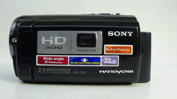filmadora sony hdr-pj30 com estabilização para transmissão ao vivo em Full HD semi profissional - Imagem 2
