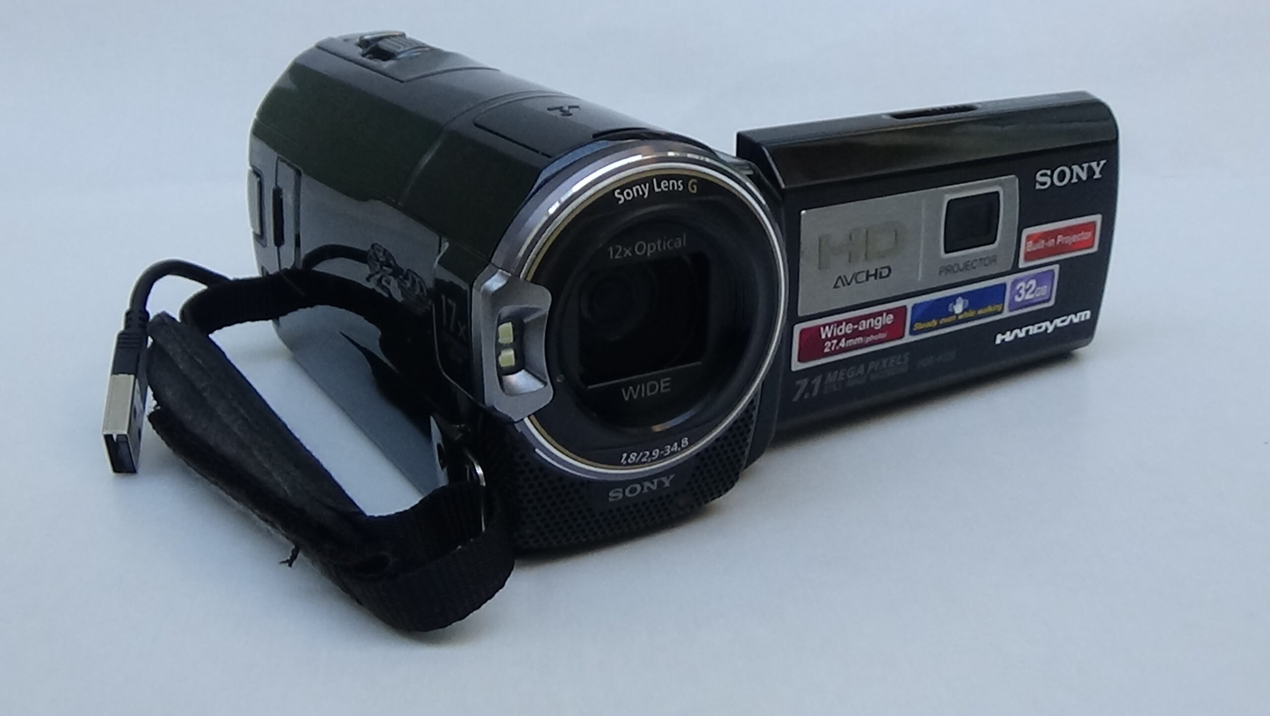 Filmadora sony hdr-pj30 para criadores de conteúdo entrada microfone seminova com slot para cartão - Imagem 7