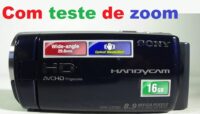 Filmadora sony hdr-cx260 semi Profissional e Câmera para criadores de conteúdo. hdmi limpa live jogo
