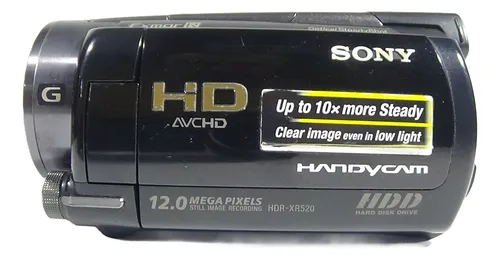 Filmadora Sony Hdr-xr520 Entrada De Microfone Nightshot - Imagem 2