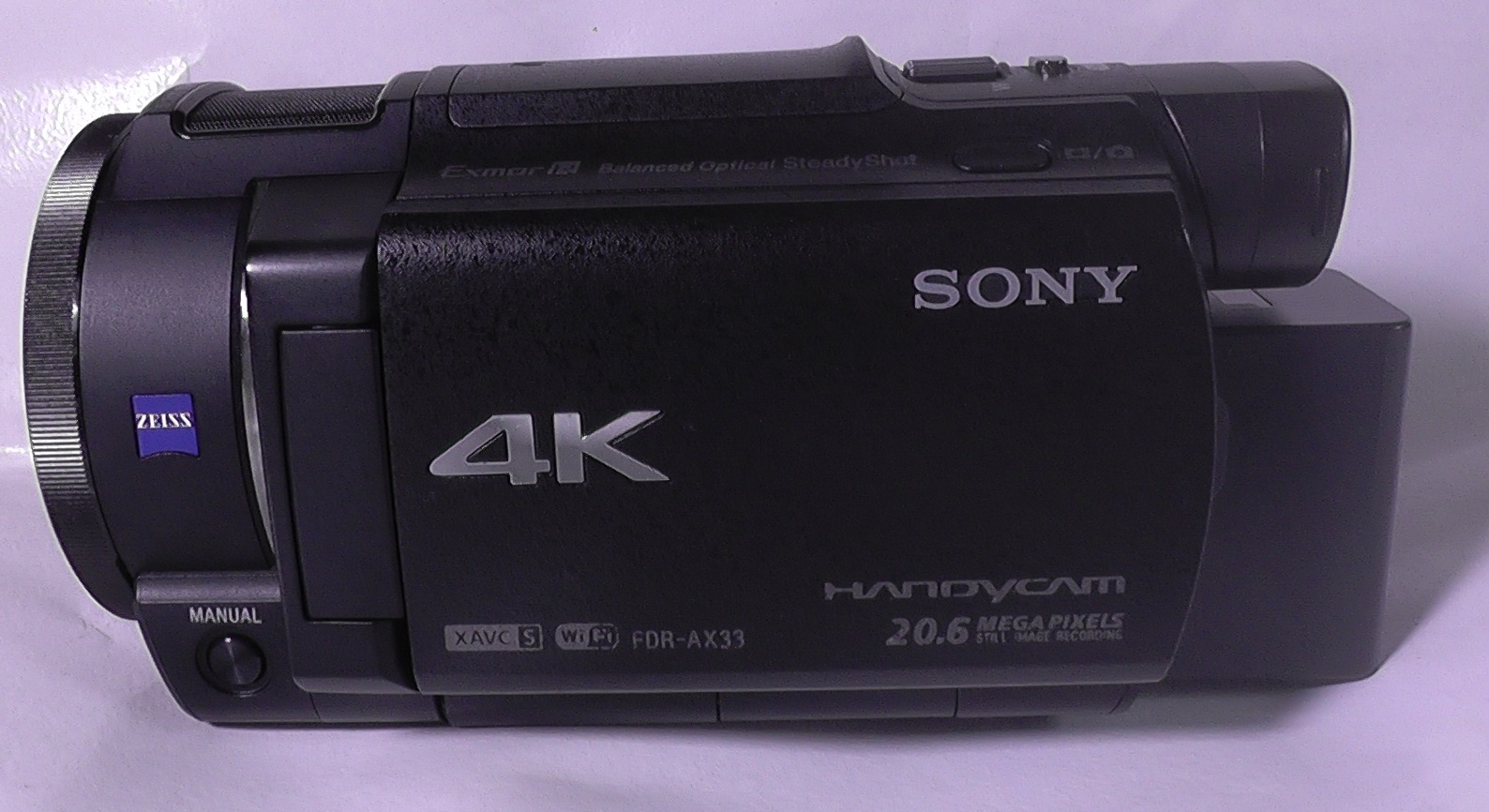 filmadora sony fdr-ax33 filmadora digital 4k praticidade e recursos modernos para filmar. - Imagem 4