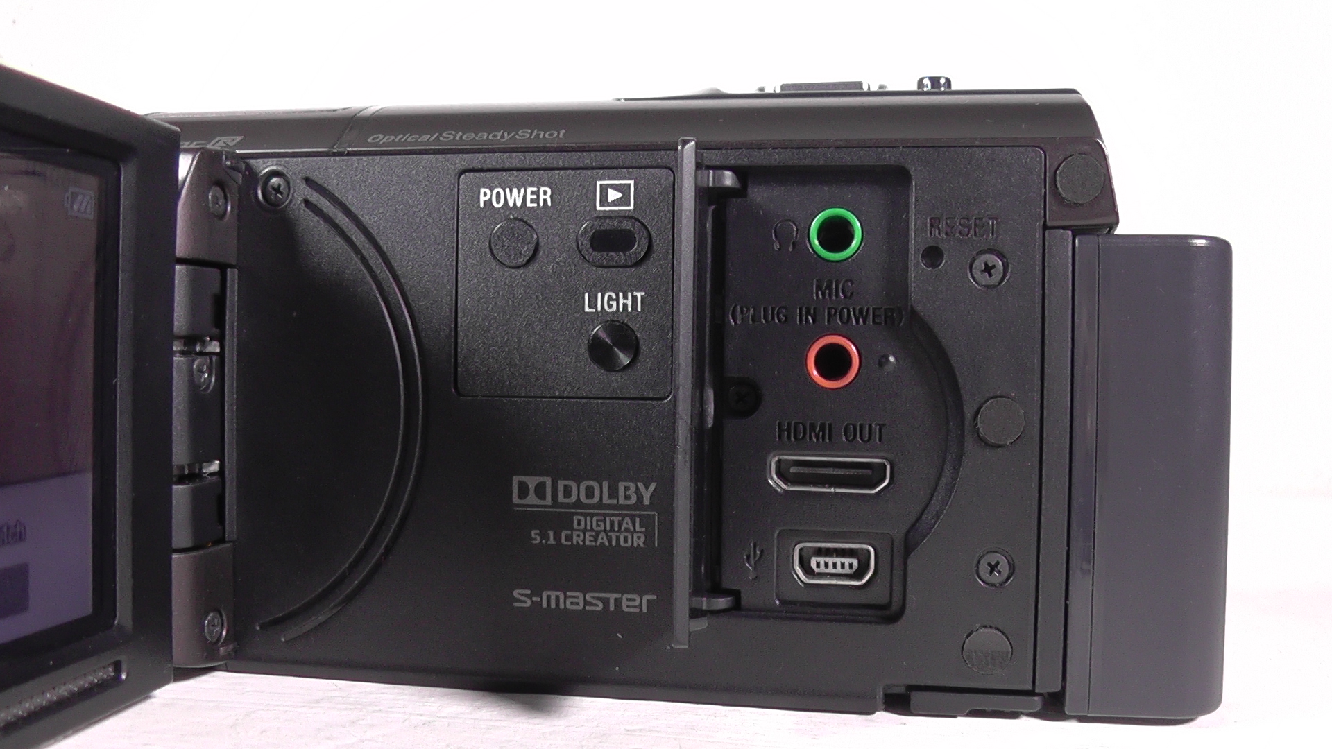 Filmadora sony hdr-cx360 Câmera de vídeo usada com bateria de longa duração para filmar eventos inteiros sem interrupção. - Imagem 4