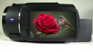 Filmadora Sony fdr-ax43 usada simplicidade e qualidade 4k em um corpo compacto.hdmi limpa live jogos