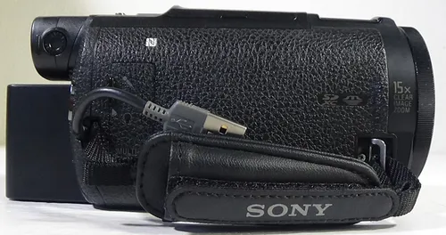Filmadora Sony Fdr-ax33 4k Entrada De Microfone Saida Limpa - Imagem 3