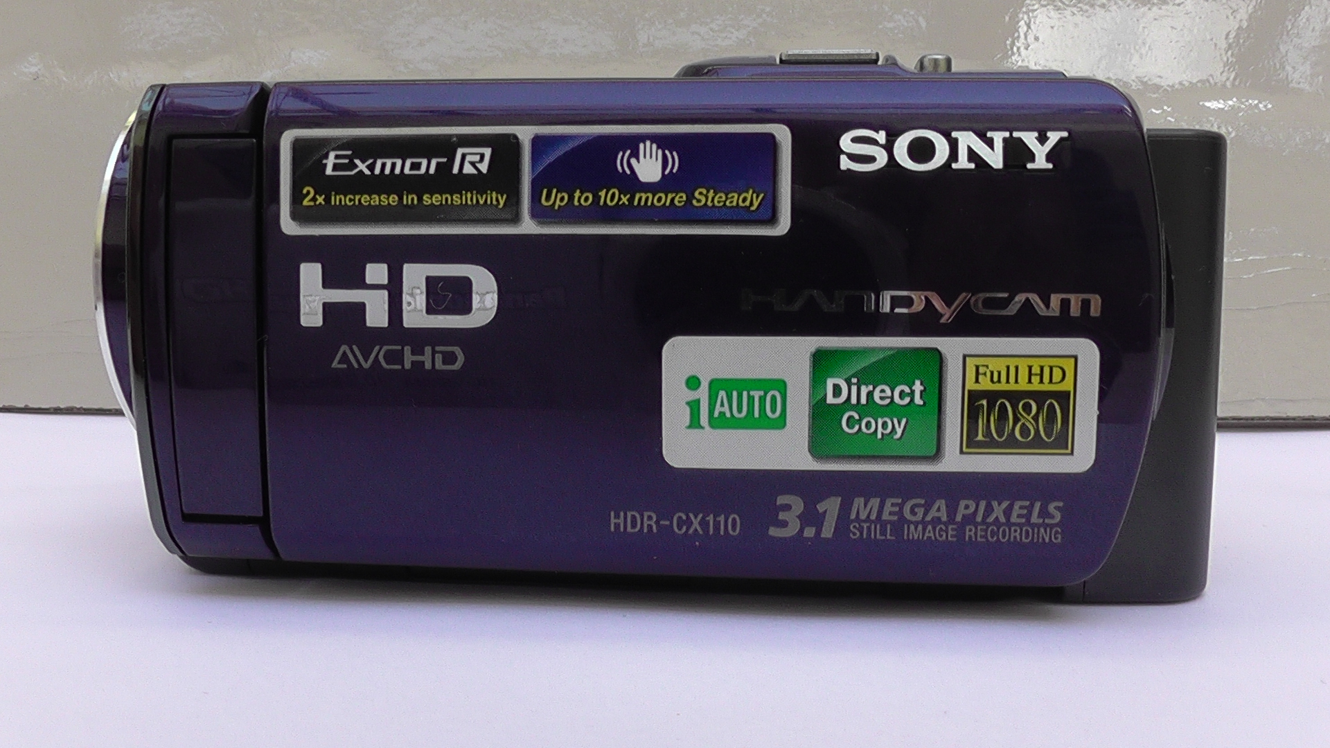 Filmadora Sony hdr-cx115 compacta e com foco automático de alta velocidade, boa e barata hdmi - Imagem 3