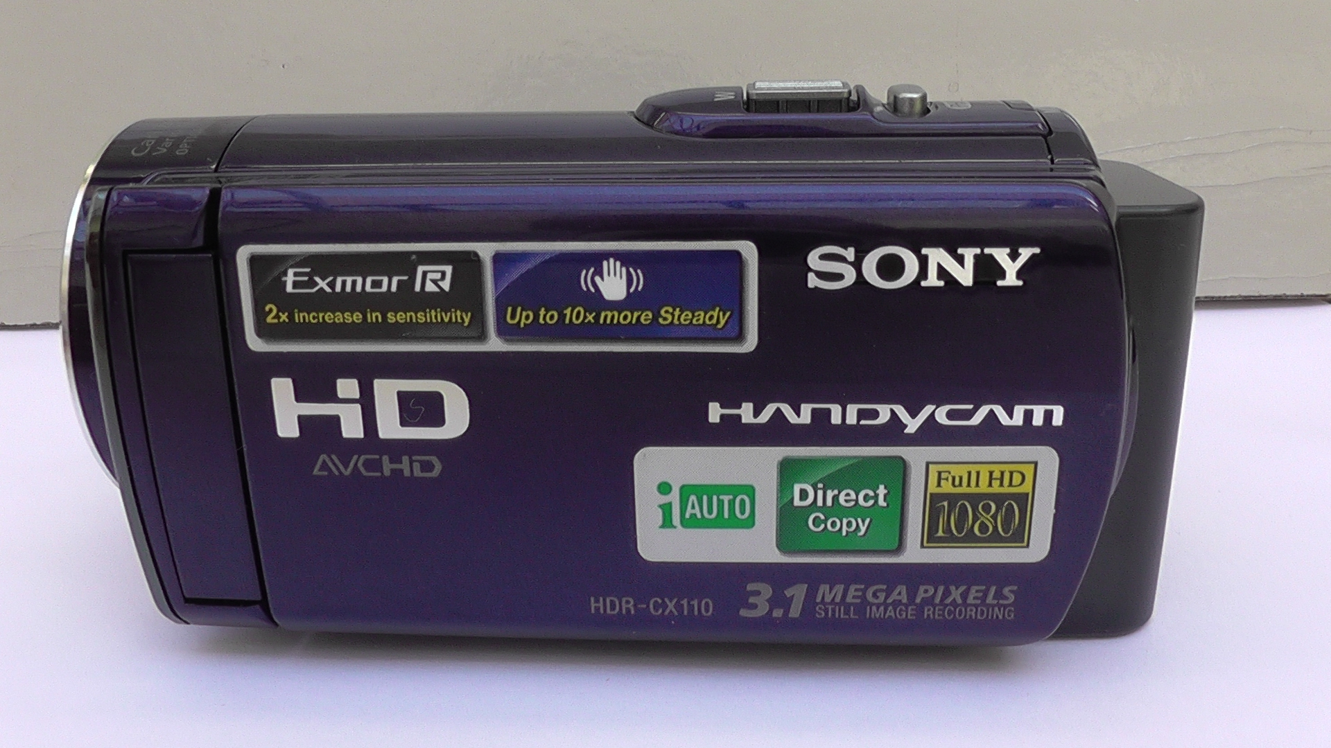 Filmadora Sony hdr-cx115 compacta e com foco automático de alta velocidade, boa e barata hdmi - Imagem 4
