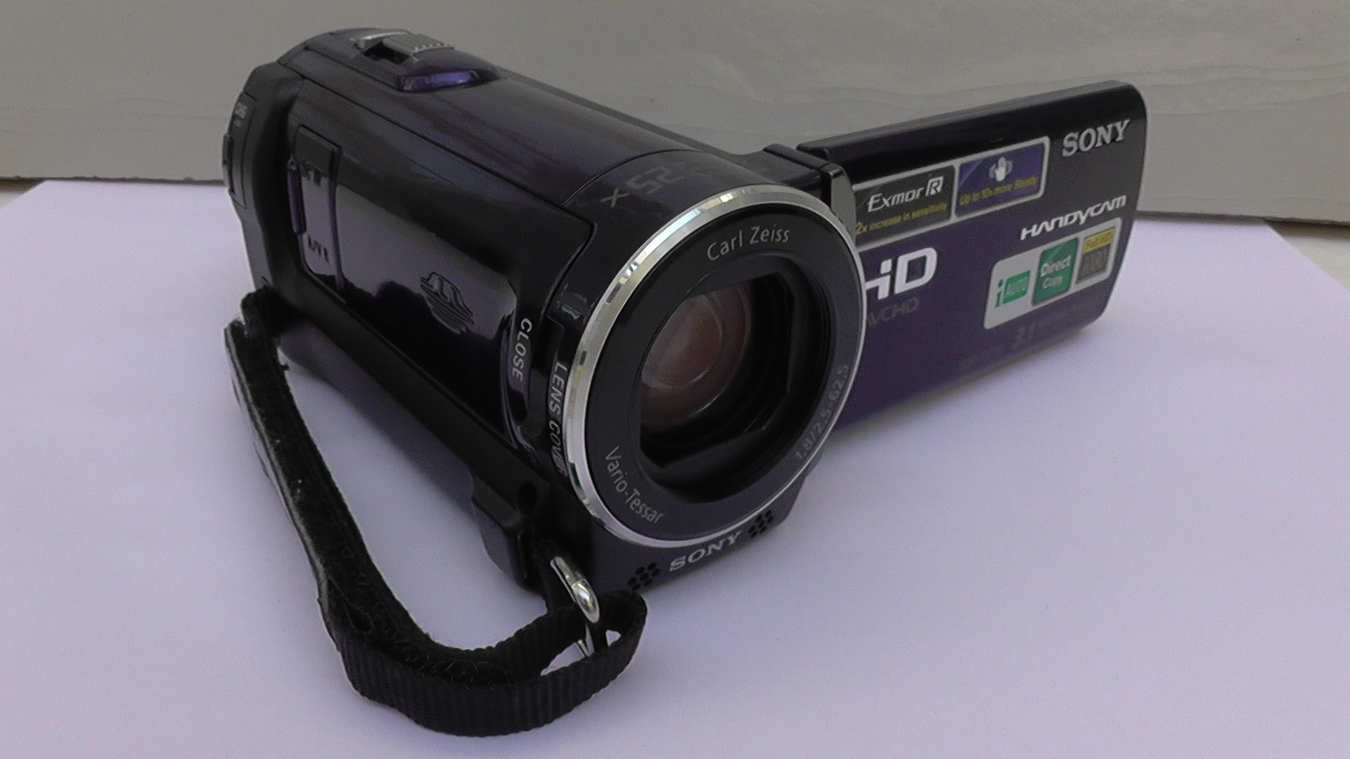 Filmadora Sony hdr-cx115 compacta e com foco automático de alta velocidade, boa e barata hdmi - Imagem 7