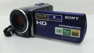 Filmadora sony hdr-cx110 e Câmera de filmagem com cores naturais e sensor com alça de mão ajustável