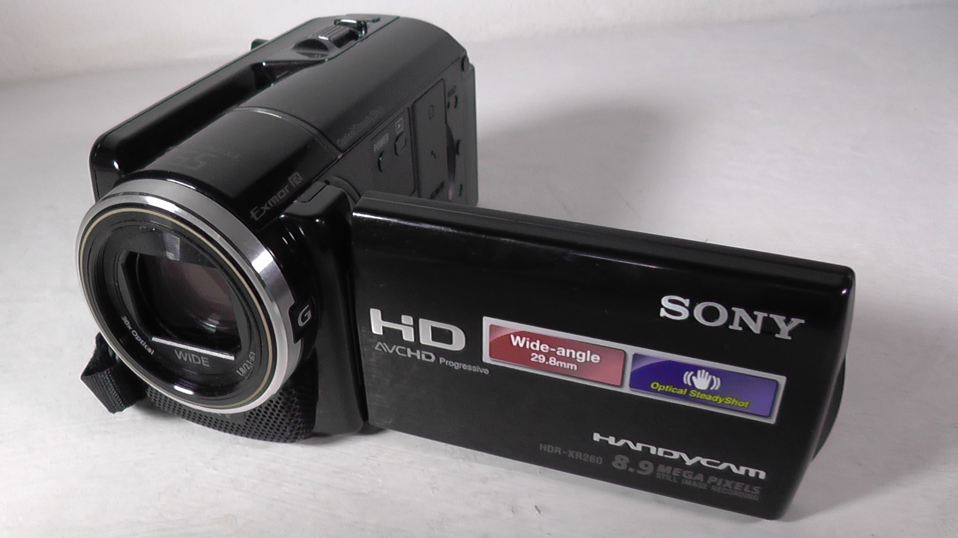 Filmadora sony hdr-xr260 e Câmera de vídeo usada para vídeos de culinária: capture detalhes deliciosos. - Imagem 2