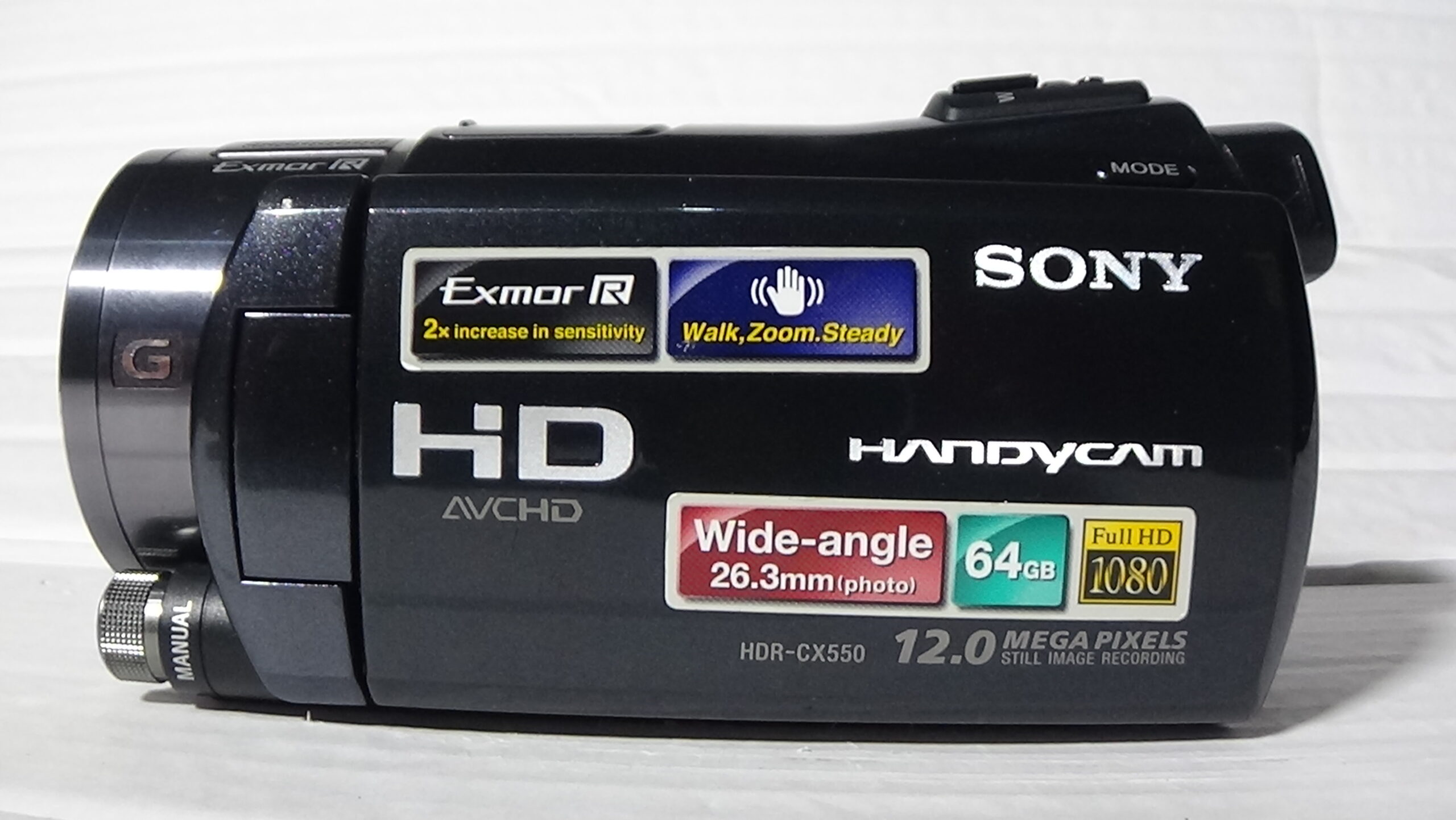 Filmadora Sony cx550 funciona somente na tomada Full HD 1080 Estabilidade de imagem a melhor câmera - Imagem 4