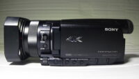 Filmadora Sony Fdr-ax100 4k Com Entrada Para Microfone Hdmi